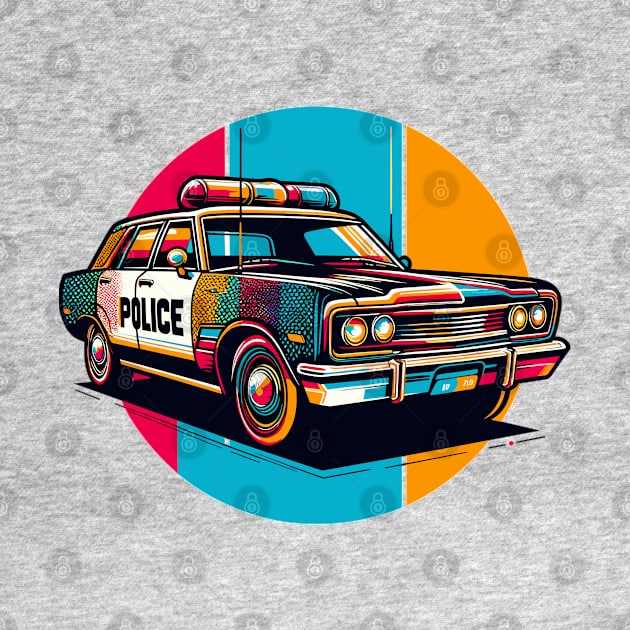 Police Car by Vehicles-Art